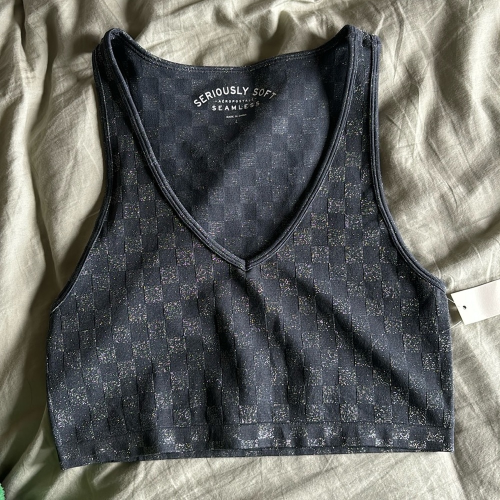 Aeropostale Seriously Soft Black tank size Large